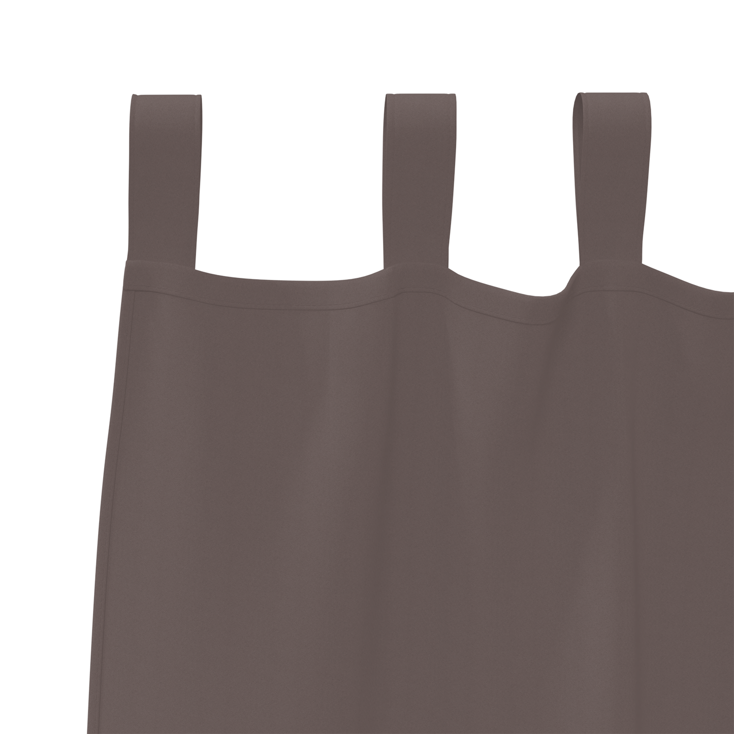 Mørkleggende Gardiner med Ringer 2 pcs Mørk brun 245 x 140 cm