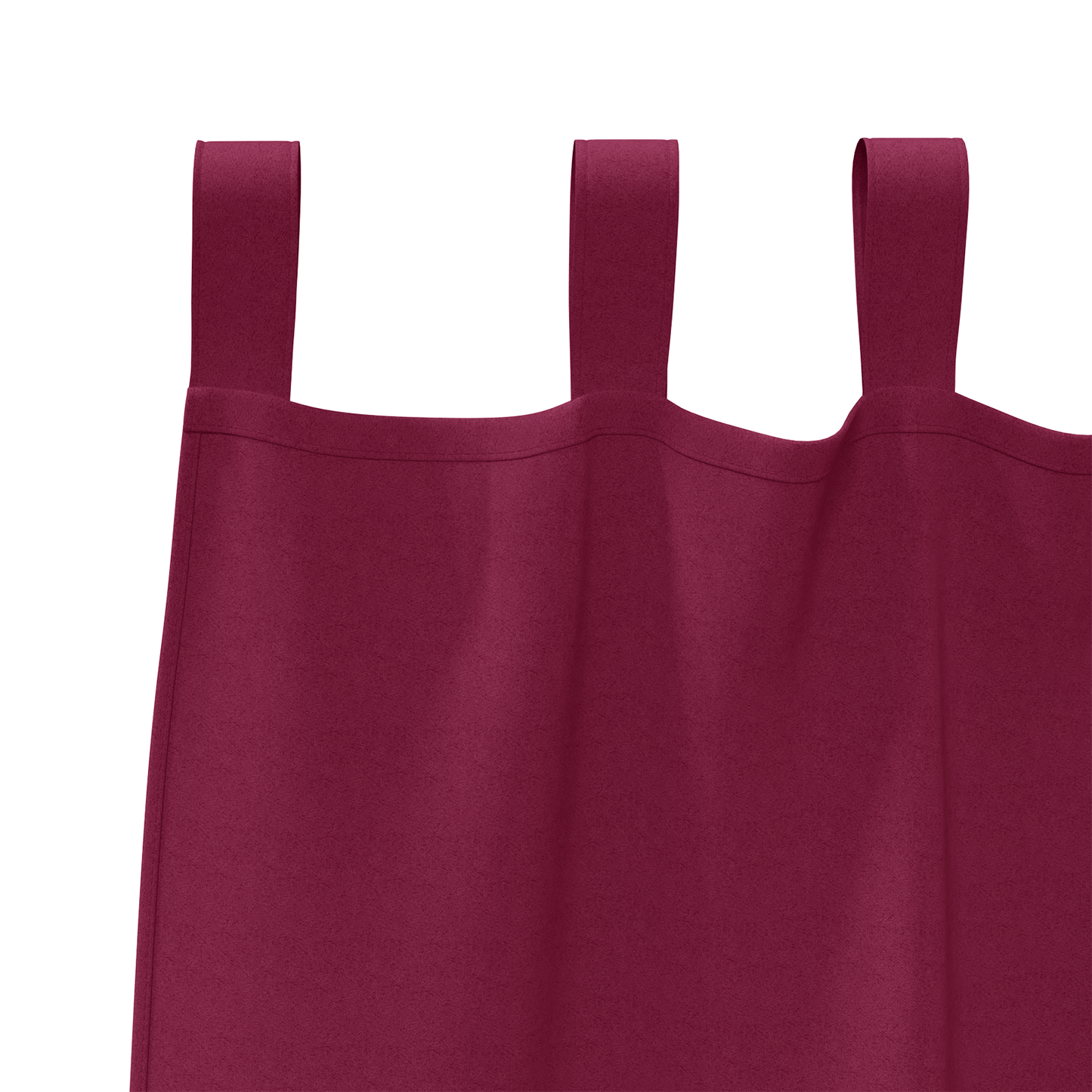 Mørkleggende Gardiner med Ringer 2 pcs Vinrød 260 x 140 cm