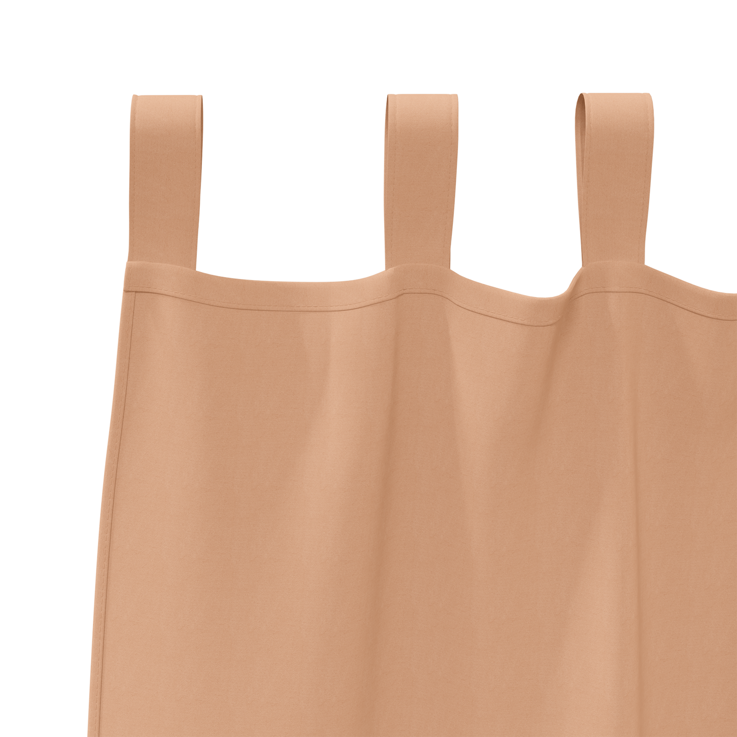 Mørkleggende Gardiner med Ringer 2 pcs Lys Brun 245 x 140 cm