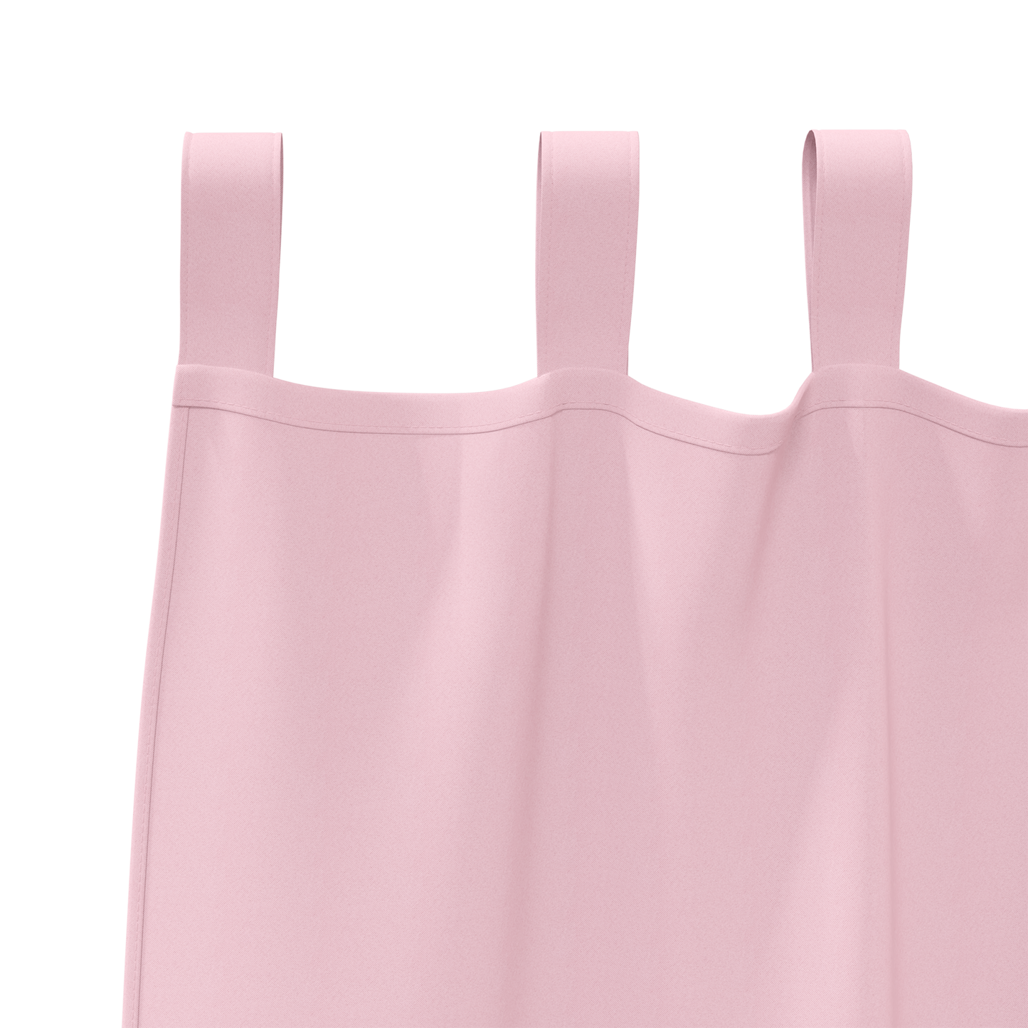 Mørkleggende Gardiner med Ringer 2 pcs Babyrosa 260 x 140 cm