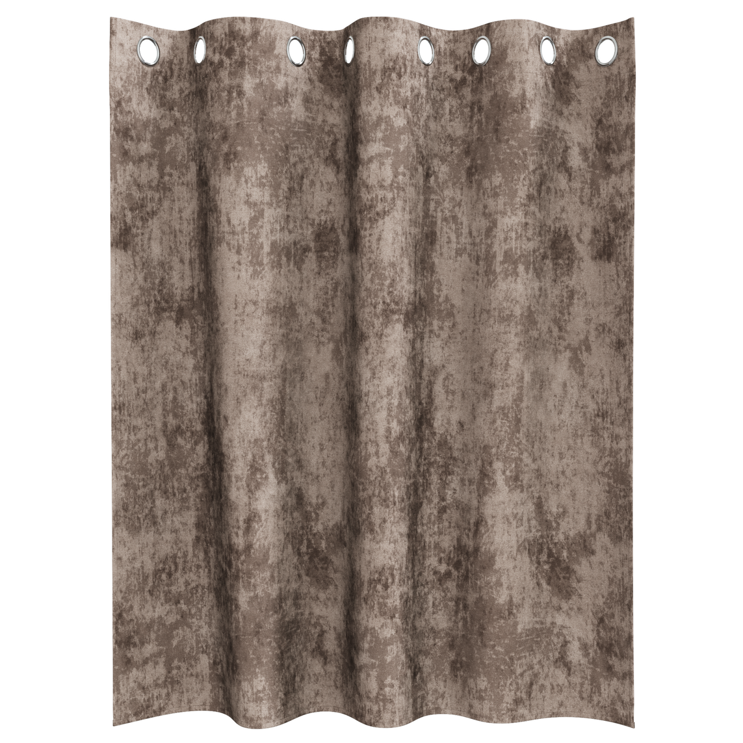 Fløyel Gardiner 2 pcs Cappuccino 140 x 140 cm Fløyel