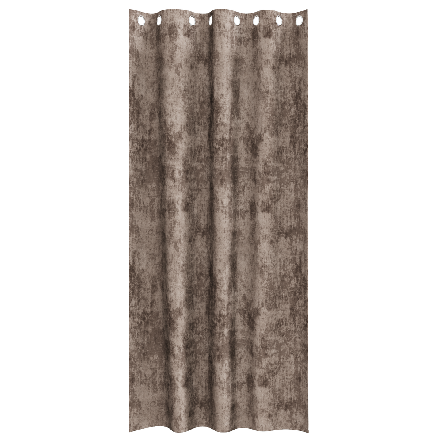 Fløyel Gardiner 2 pcs Cappuccino 260 x 140 cm Fløyel