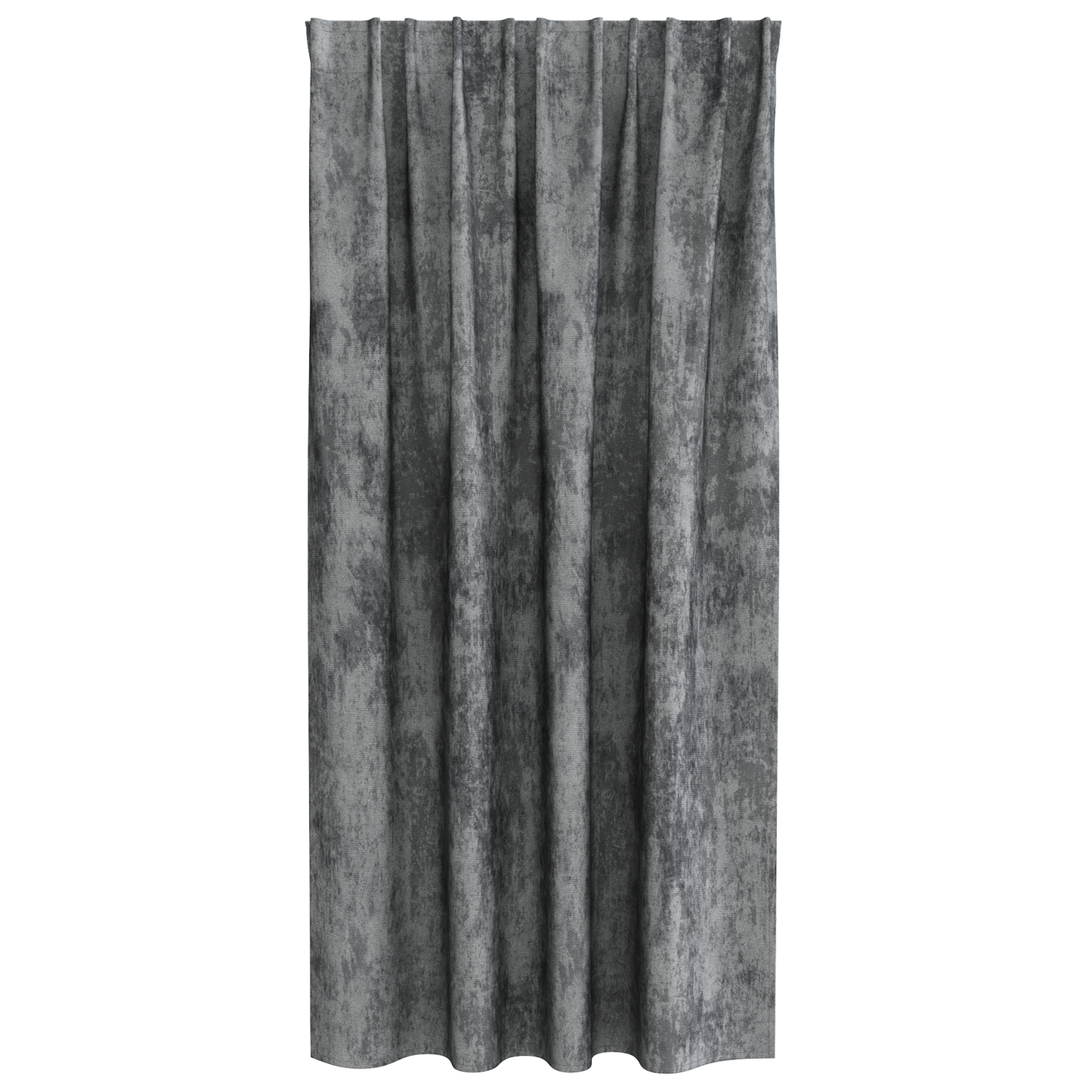 Fløyel Gardiner med gardiner 2 pcs Grå 175 x 140 cm Fløyel