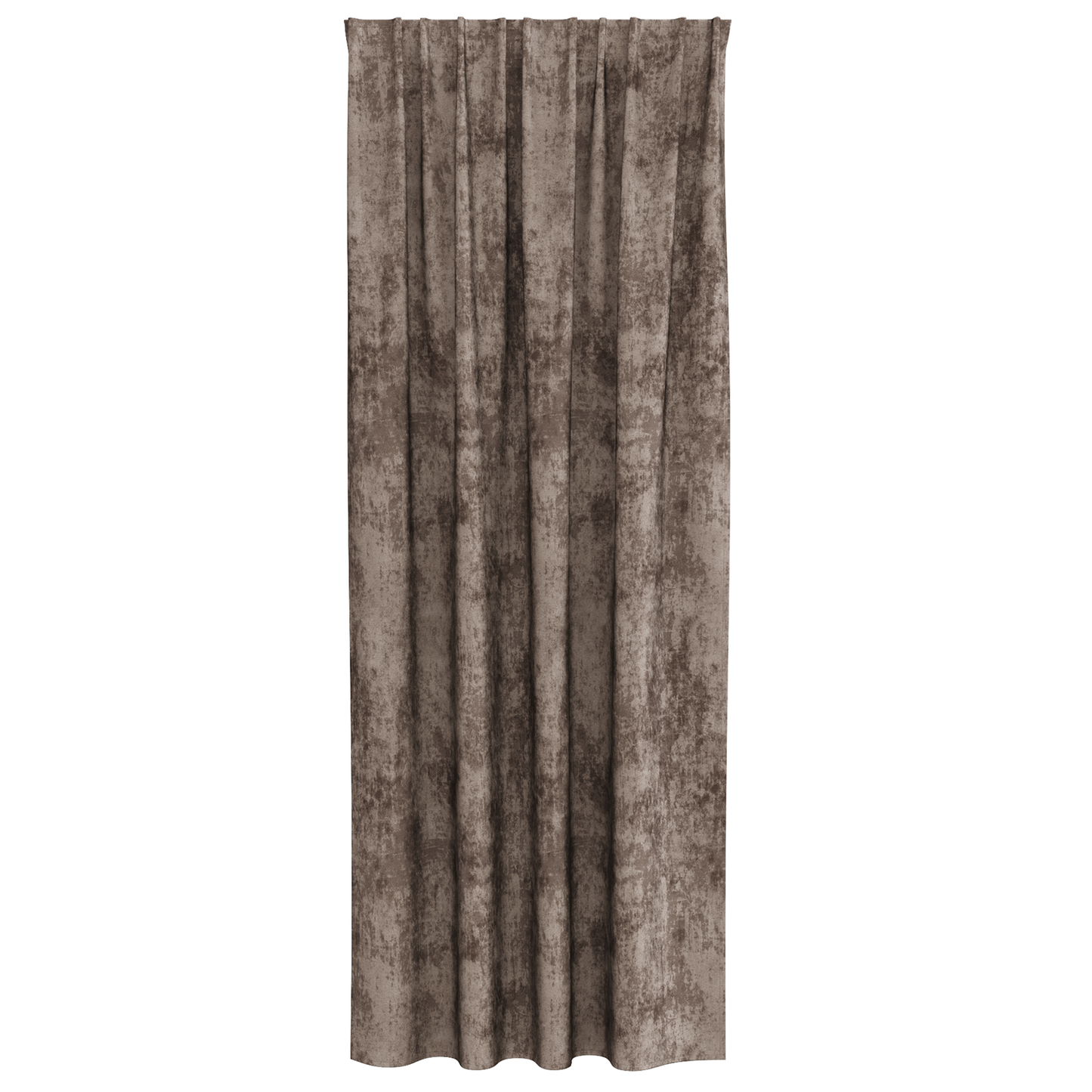 Fløyel Gardiner 2 pcs Cappuccino 225 x 140 cm Fløyel