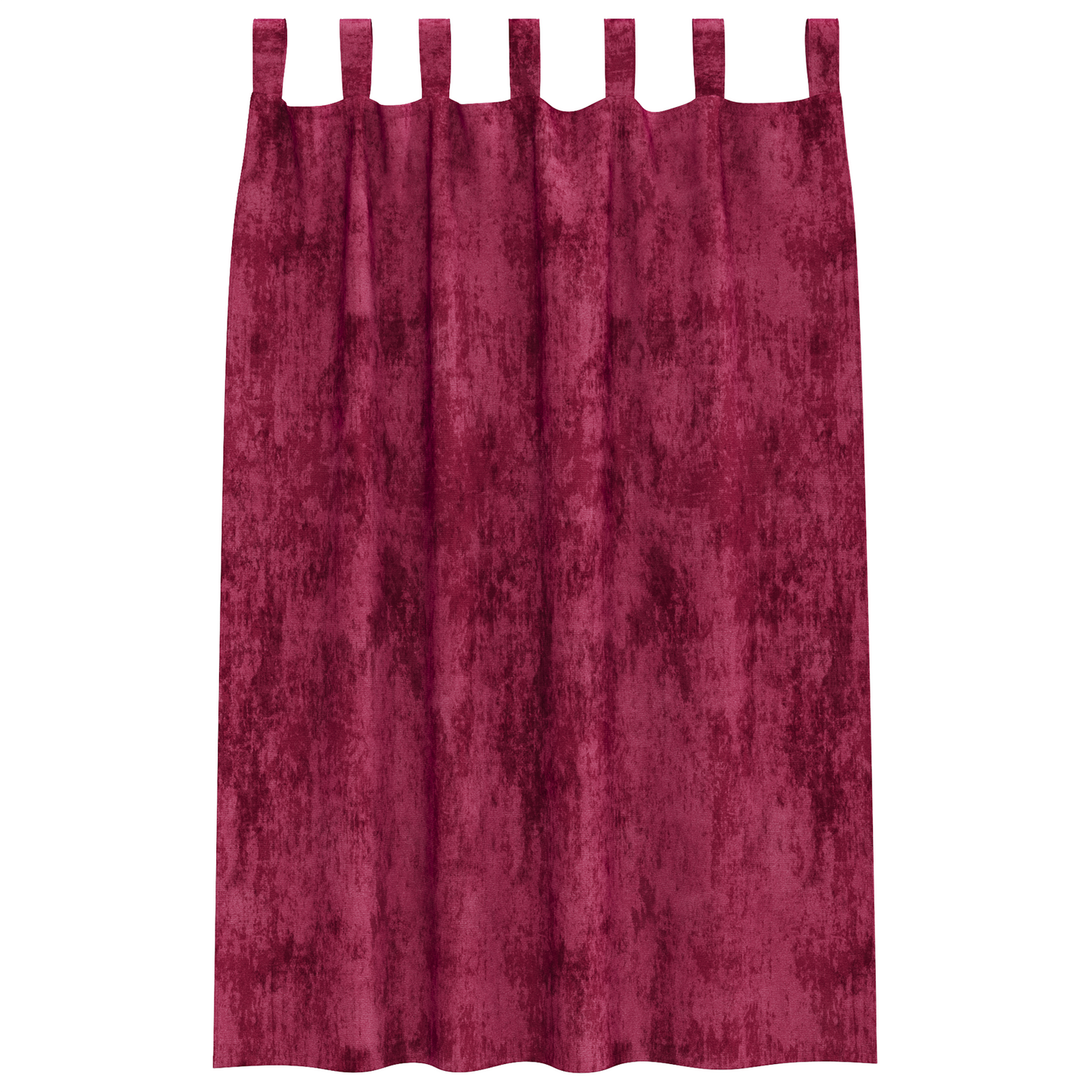 Fløyel Gardiner med gardiner 2 pcs Vinrød 175 x 140 cm Fløyel