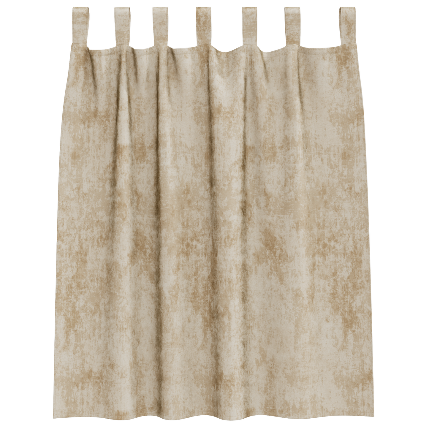 Fløyel Gardiner med gardiner 2 pcs Krem 140 x 140 cm Fløyel