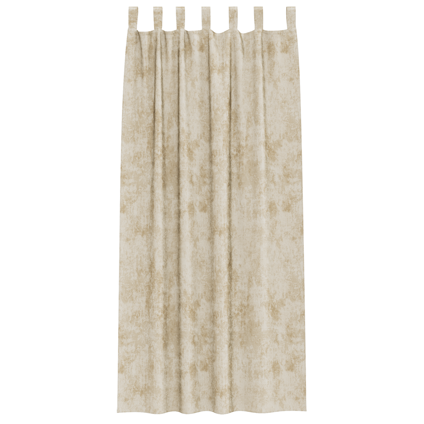 Fløyel Gardiner med gardiner 2 pcs Krem 225 x 140 cm Fløyel