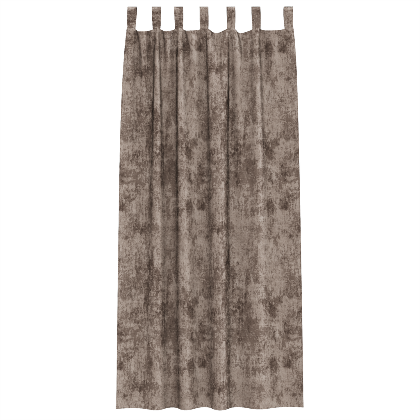 Fløyel Gardiner 2 pcs Cappuccino 260 x 140 cm Fløyel