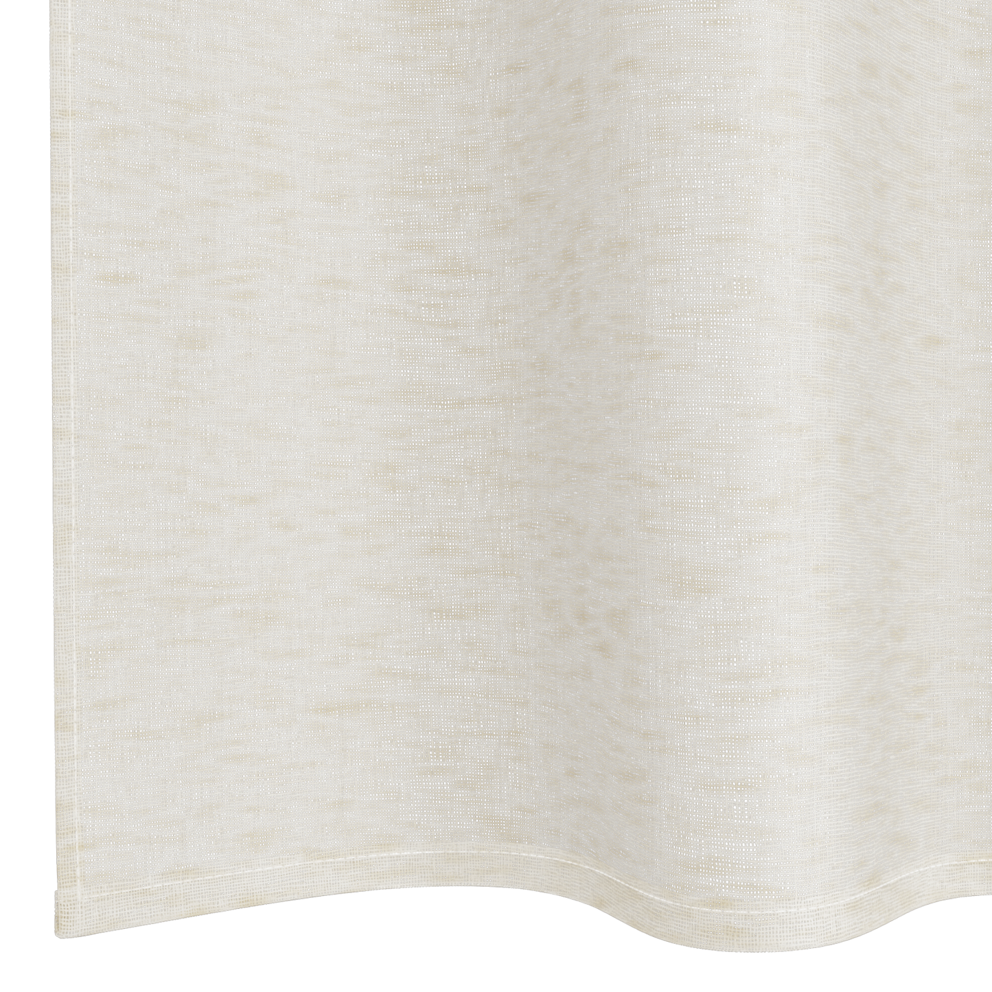Voile Gardin med gardiner 2 pcs Krem 140 x 140 cm Polyester