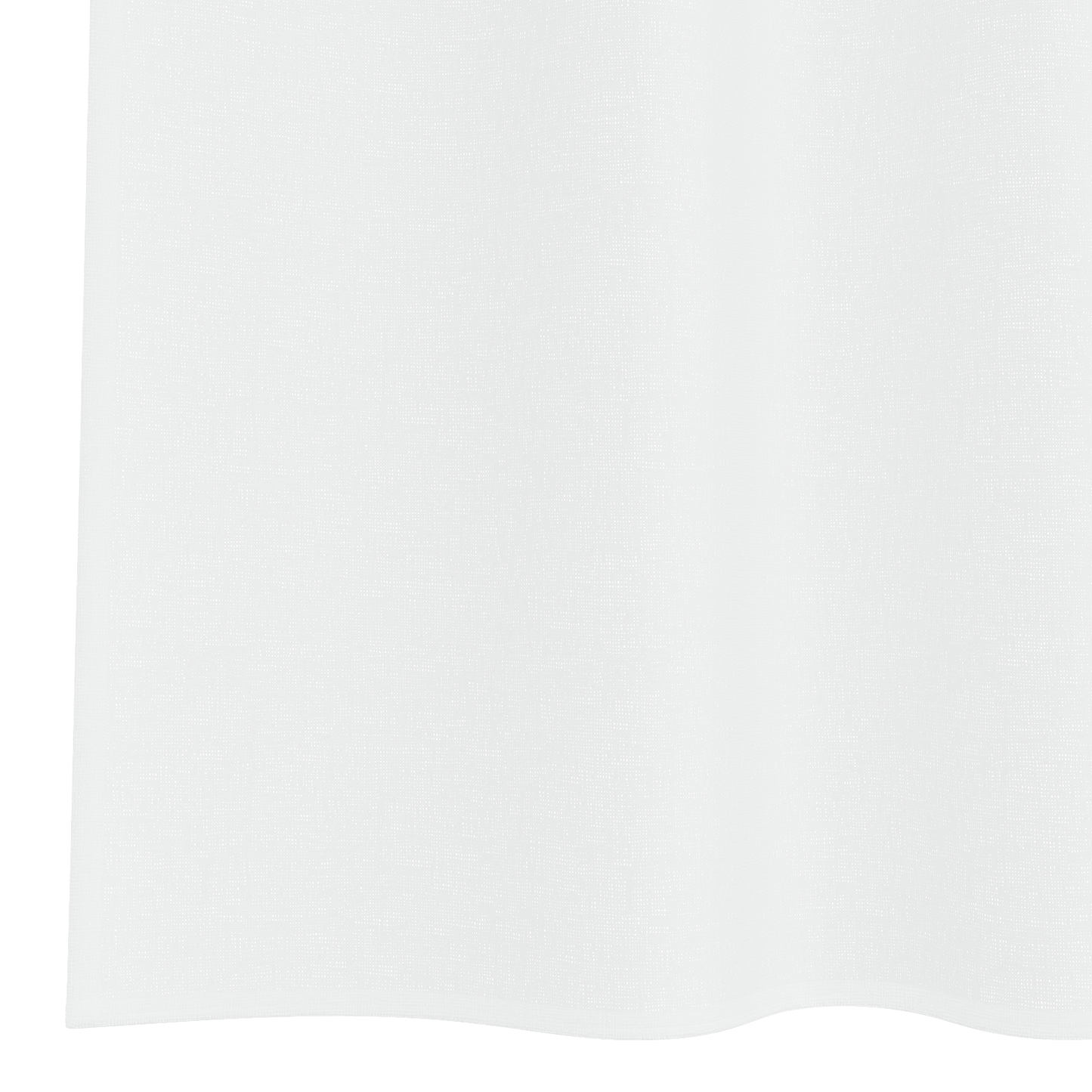 Voile Gardin med gardiner 2 pcs Hvit 260 x 140 cm Polyester