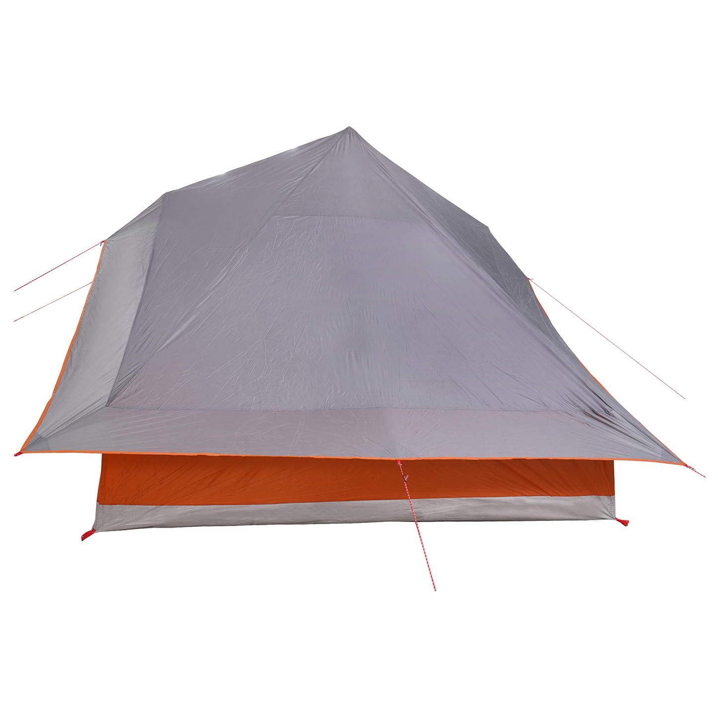 Tipi telt med tak Grå og Oransje 364 x 281 x 257 cm taft