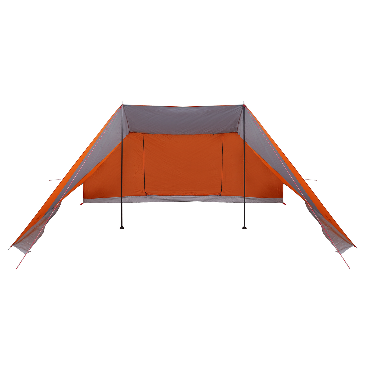 Tipi telt med tak Grå og Oransje 660 x 456 x 200 cm taft