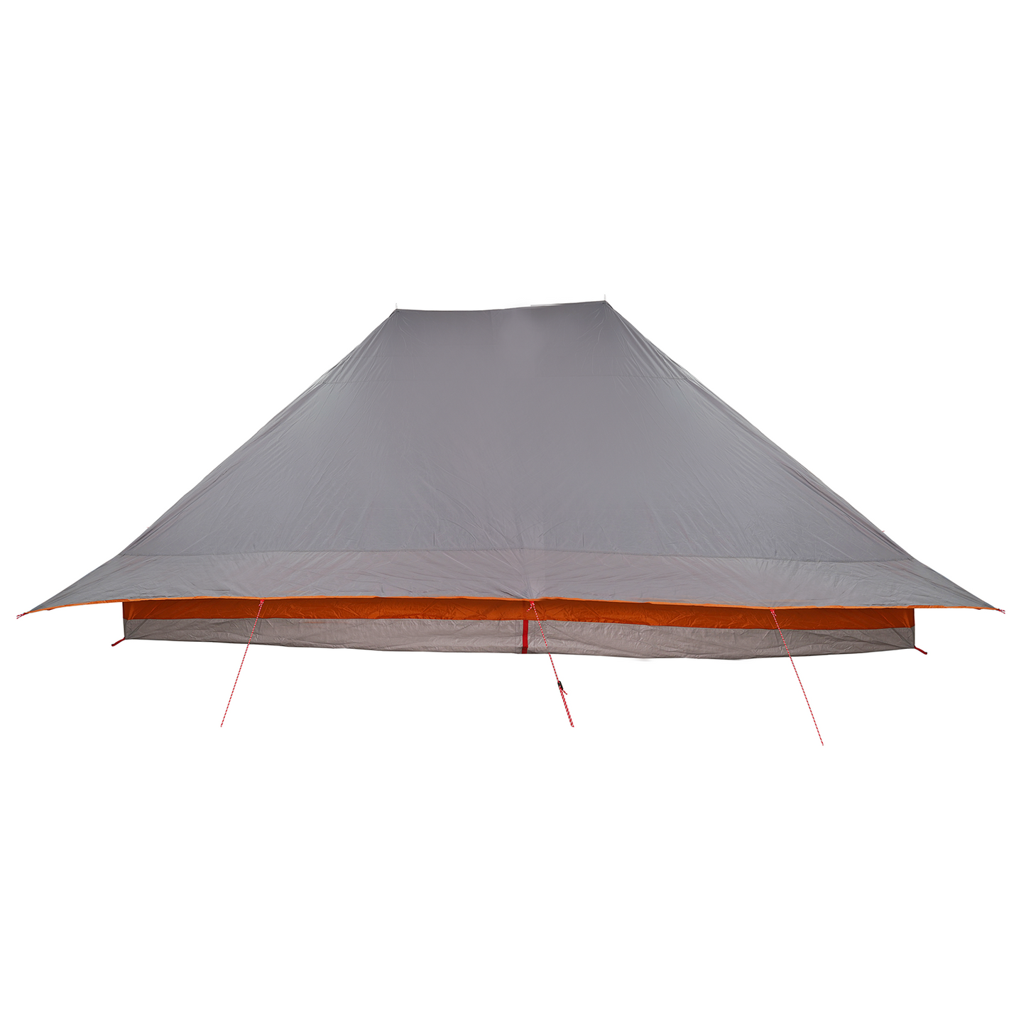 Tipi telt med tak Grå og Oransje 660 x 456 x 200 cm taft