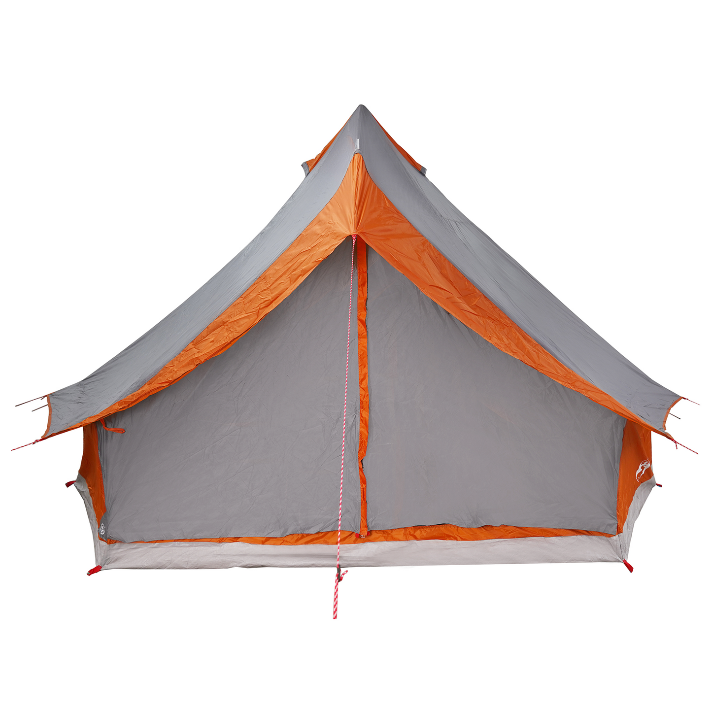 Tipi telt med tak Grå og Oransje 400 x 346 x 250 cm taft