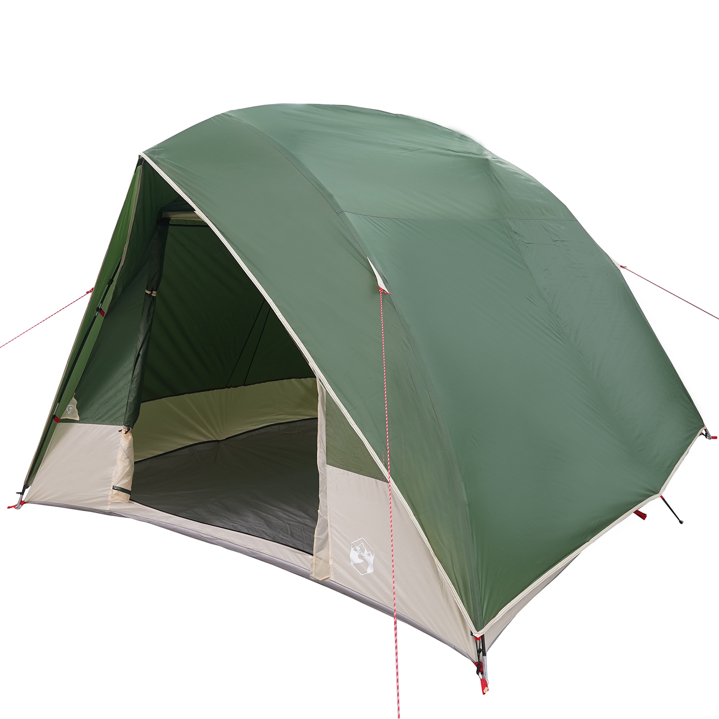 Camping Telt med tak med lagring grønn 320 x 275 x 190 cm taft