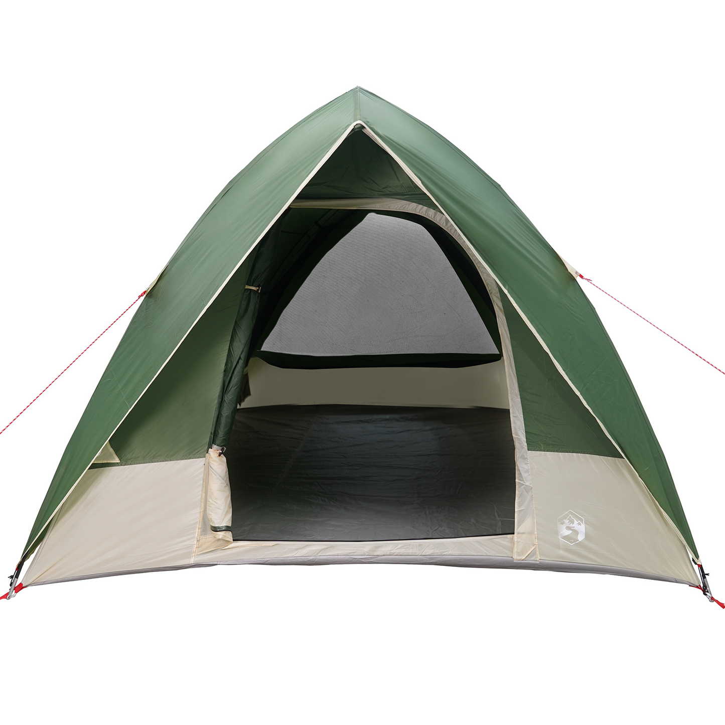 Camping Telt med tak med lagring grønn 320 x 275 x 190 cm taft