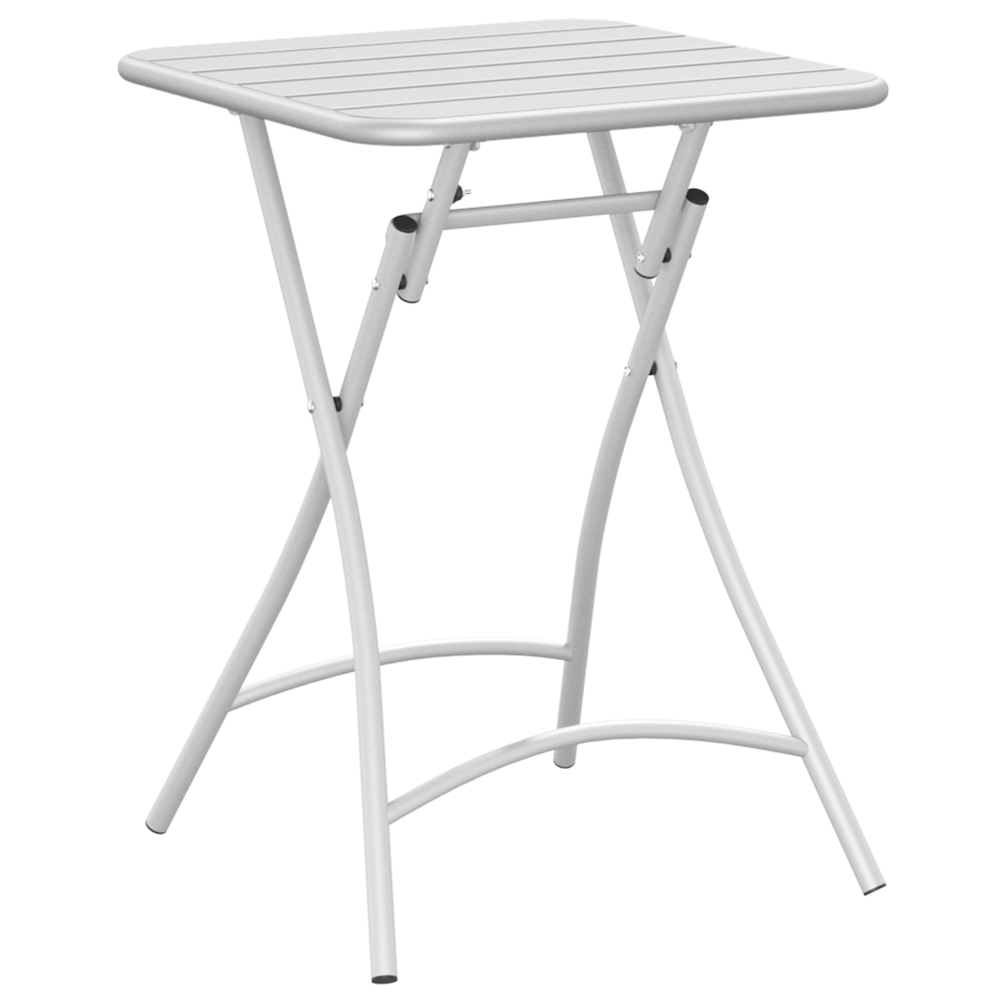 Bistrobord Hvit 55 x 55 x 72,5 cm Pulverlakkert stål