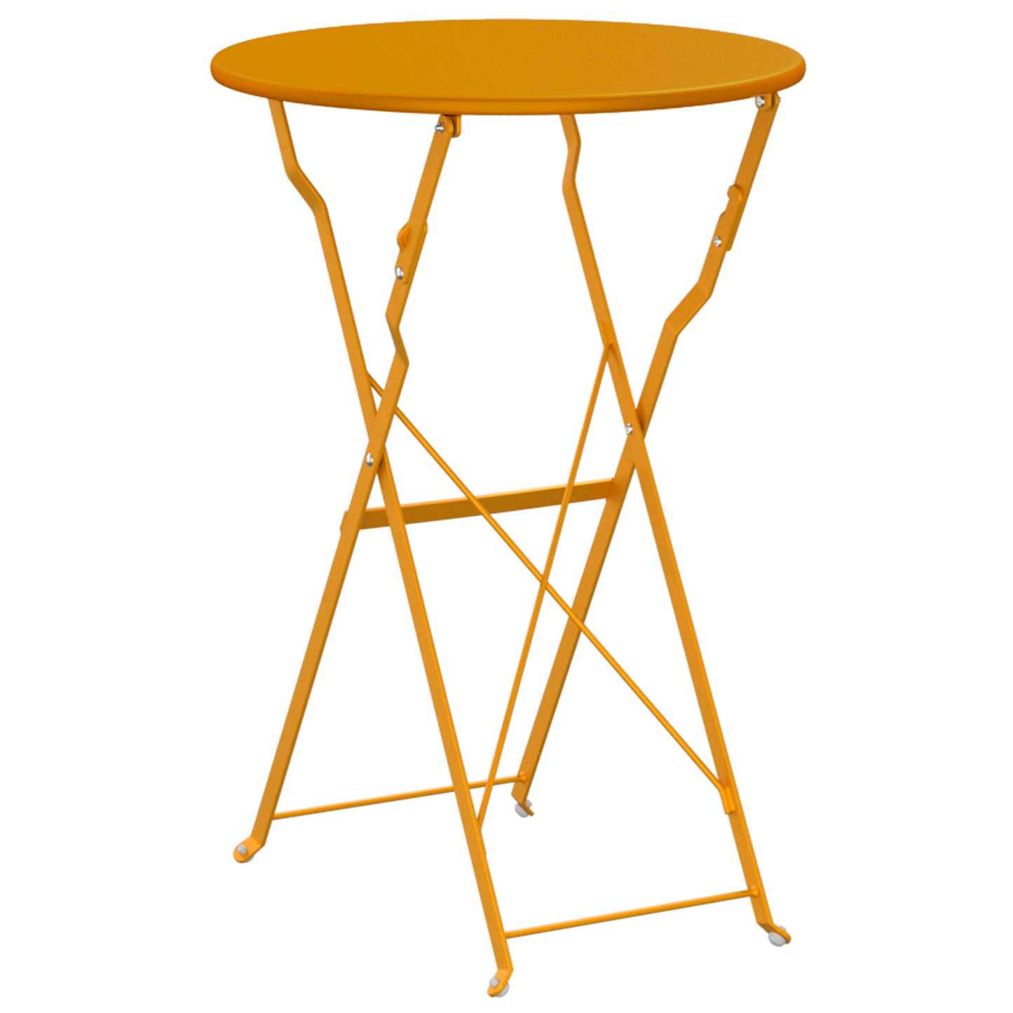 Bistrobord Sennepsgul Ø 50 x 71 cm Pulverlakkert stål