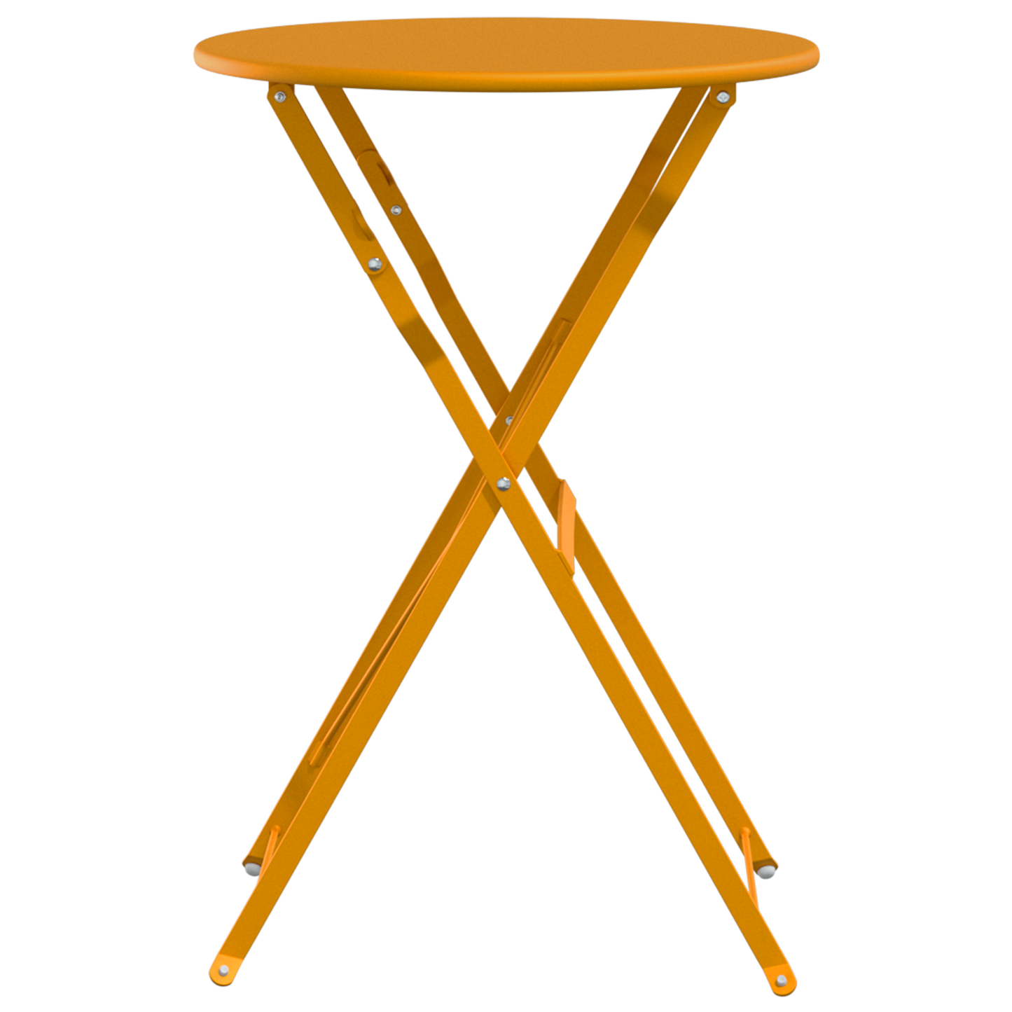 Bistrobord Sennepsgul Ø 50 x 71 cm Pulverlakkert stål
