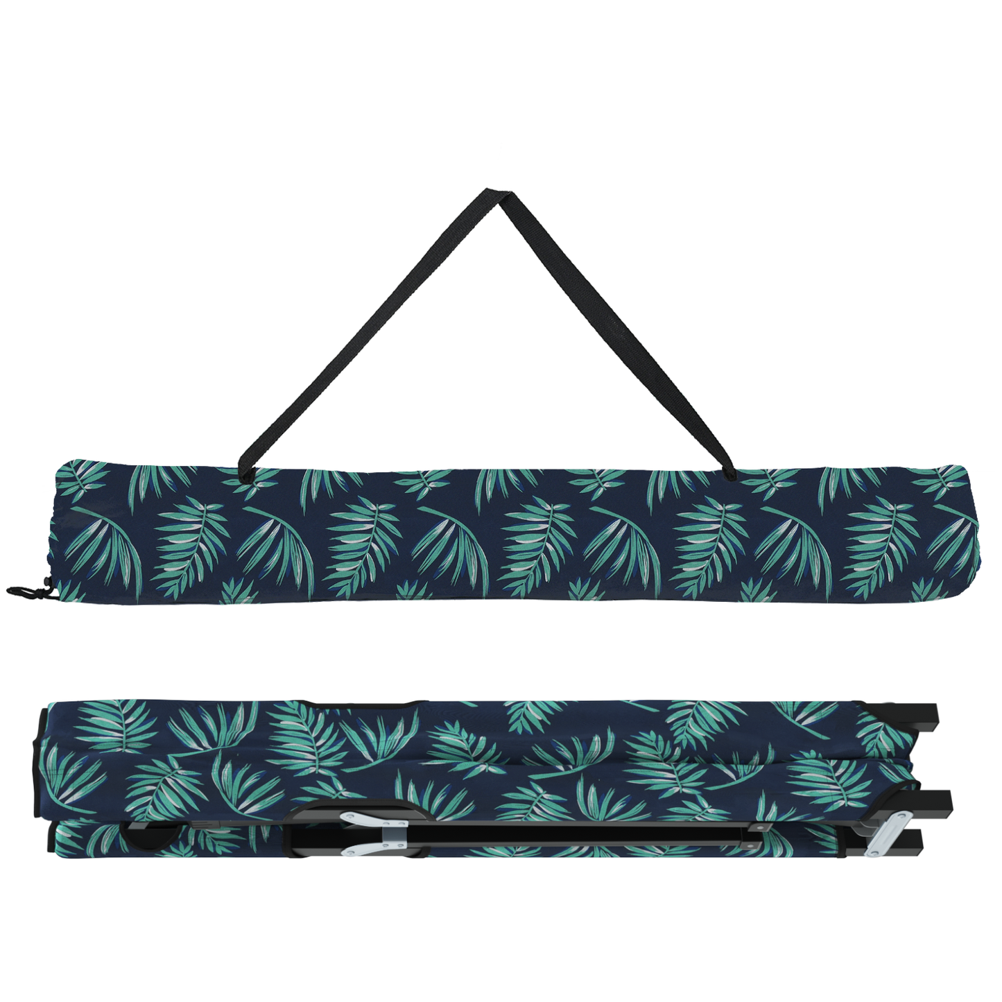 Sammenleggbar camping seng Skog 206 x 76 x 74 cm Oxford og Stål