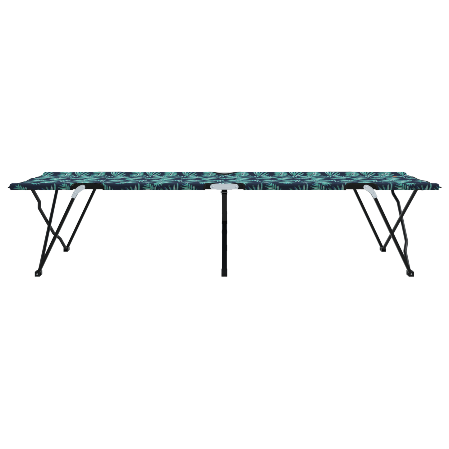 Sammenleggbar camping seng Skog 206 x 76 x 74 cm Oxford og Stål