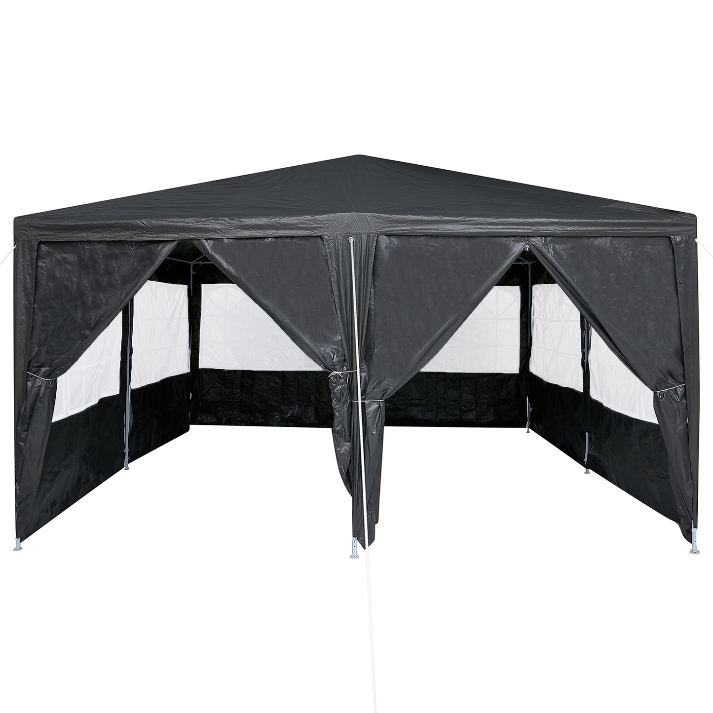 Partytelt Antrasitt 400 x 400 x 266 cm Polyethylen