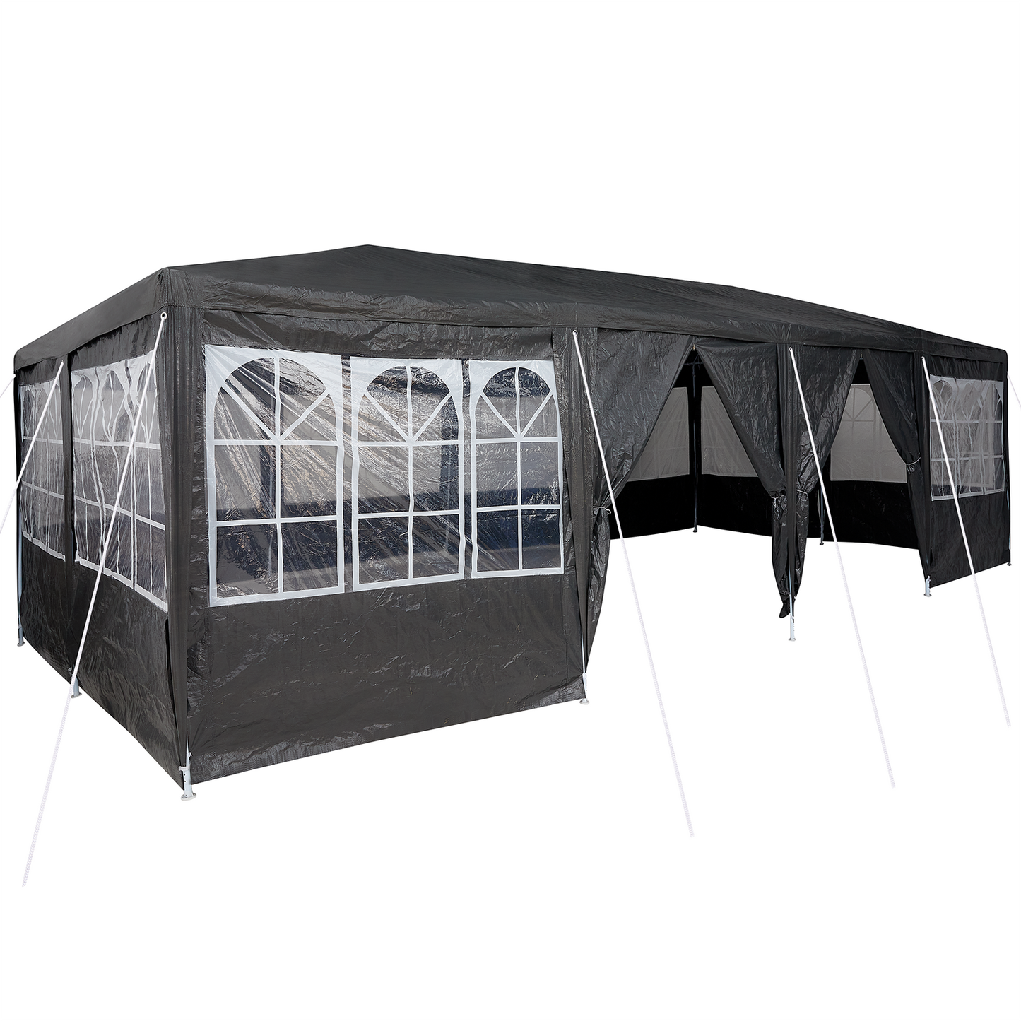 Partytelt Antrasitt 800 x 400 x 266 cm Polyethylen