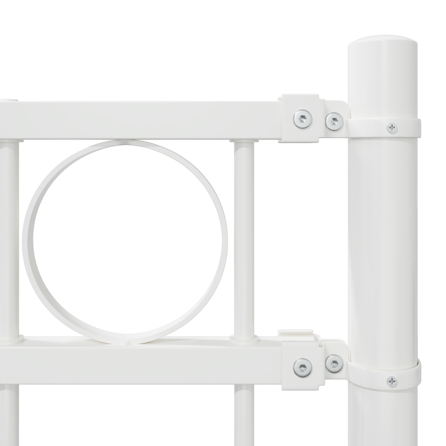 Gjerdeelement ASSEN Hvit 170 x 200 cm Stål