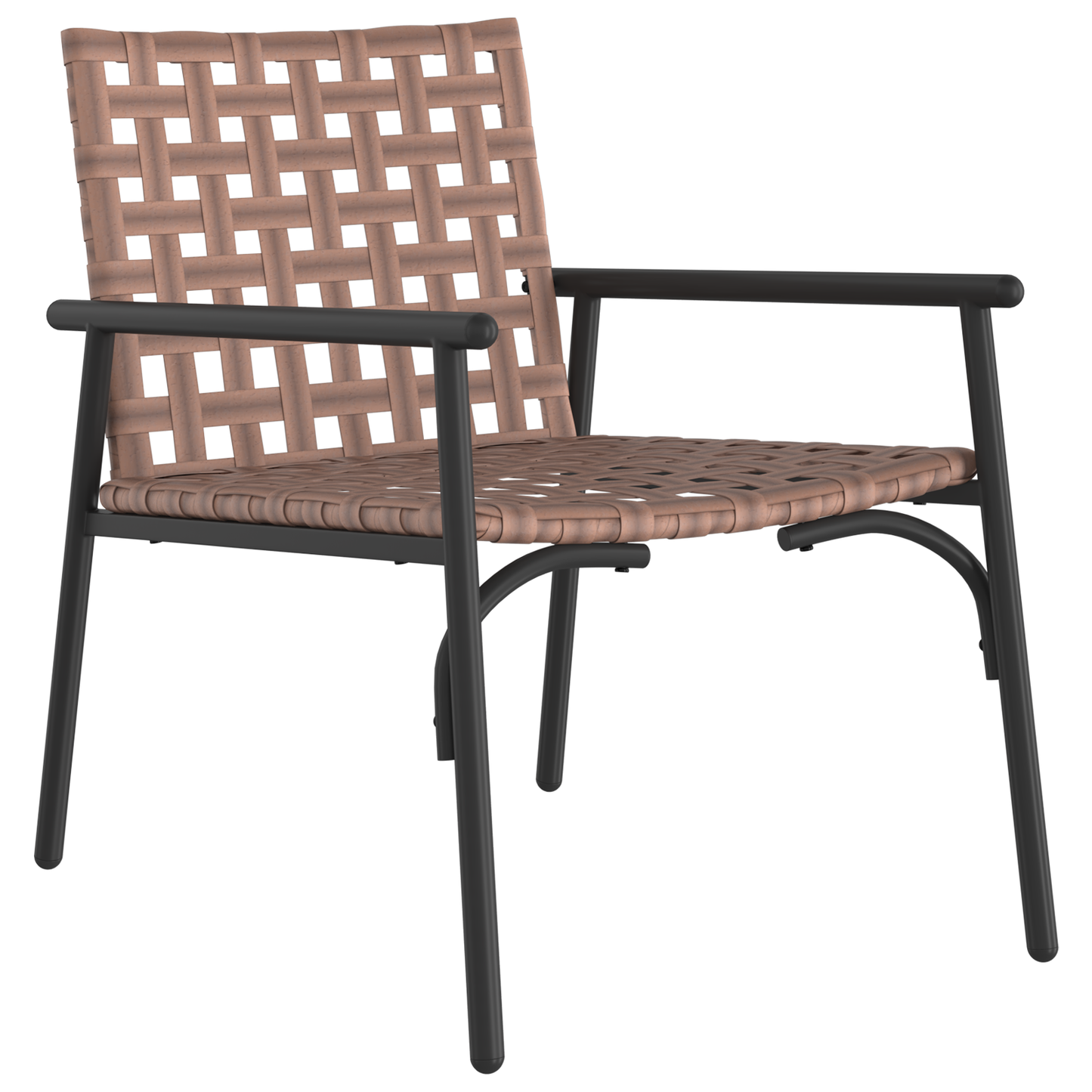 Hage Spisegruppe 4 pcs Brun polyrotting