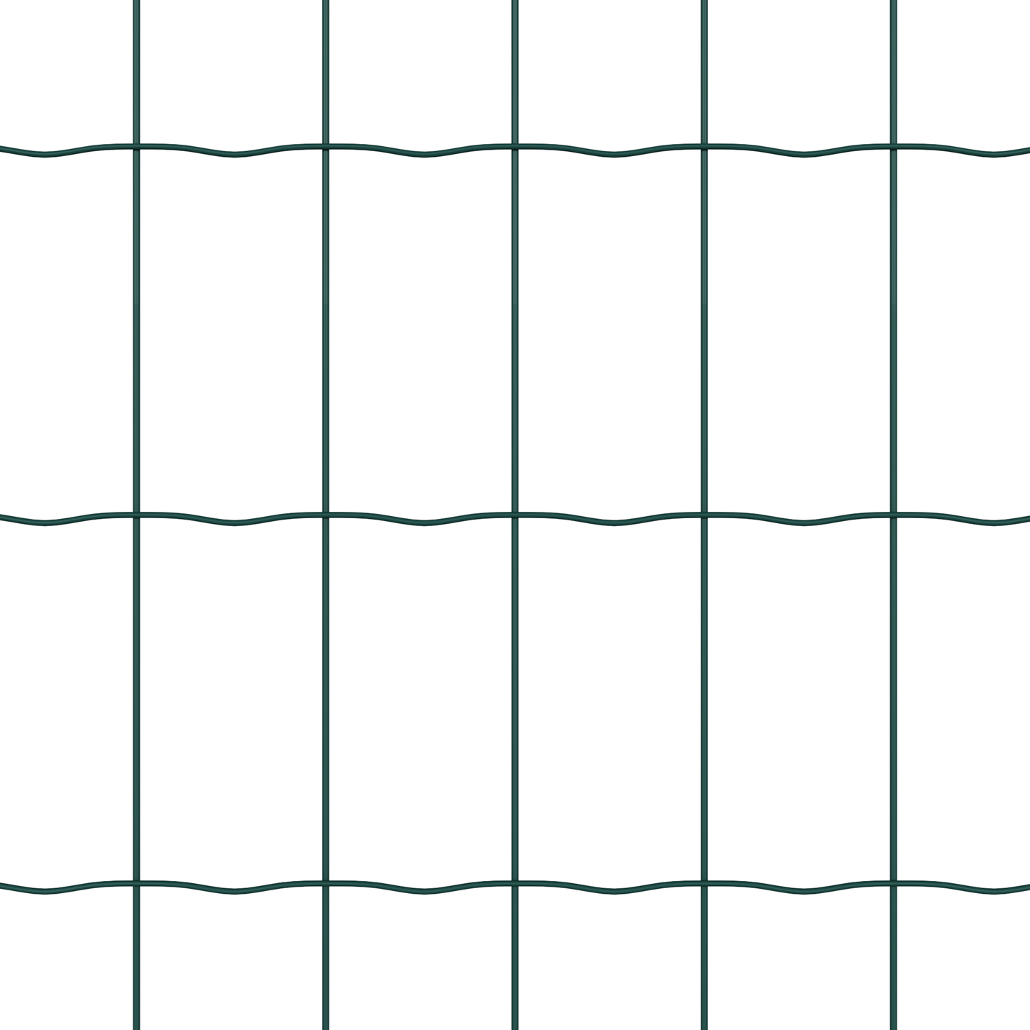 Euro gjerde grønn 0,4 x 50 m PVC-belagt jern