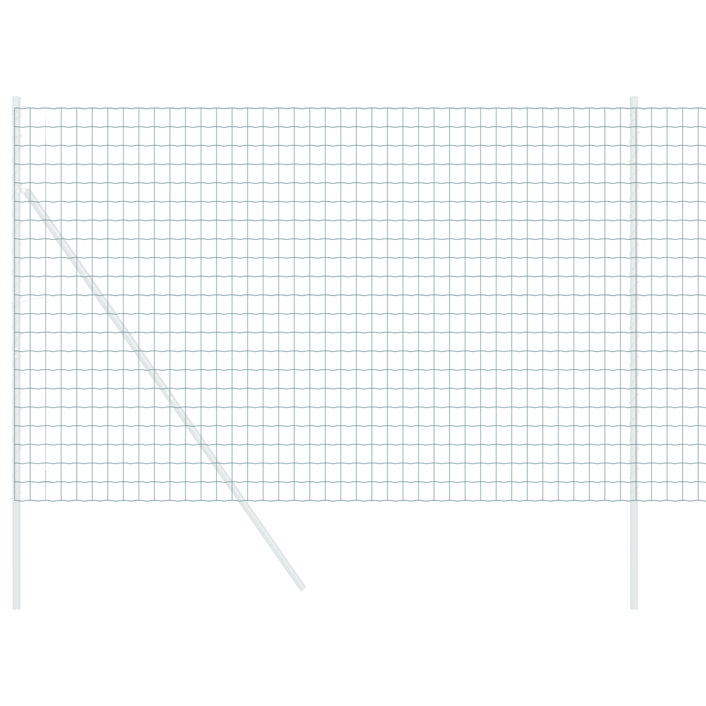 Euro gjerde grønn 1,6 x 10 m PVC-belagt jern