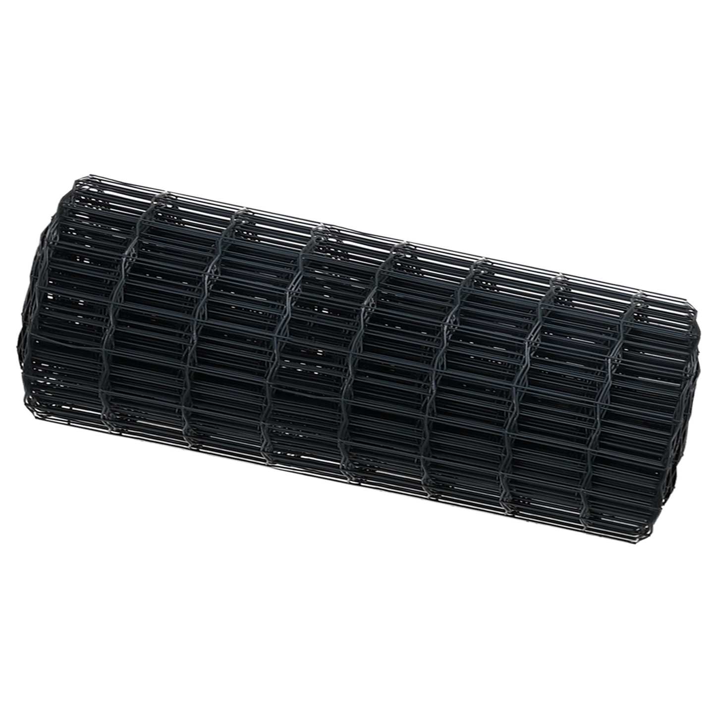 Euro gjerde Grå 0,8 x 10 m PVC-belagt jern