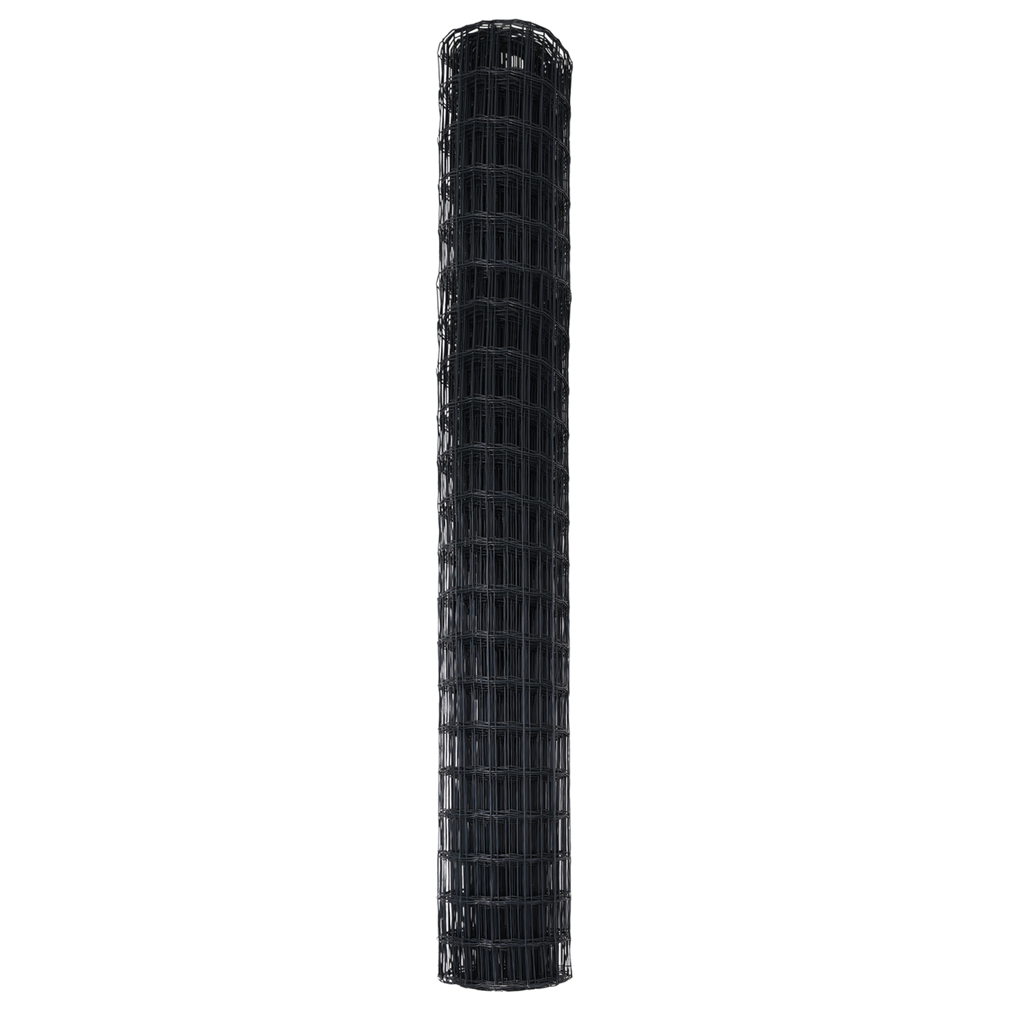 Euro gjerde Svart 1,6 x 10 m PVC-belagt jern