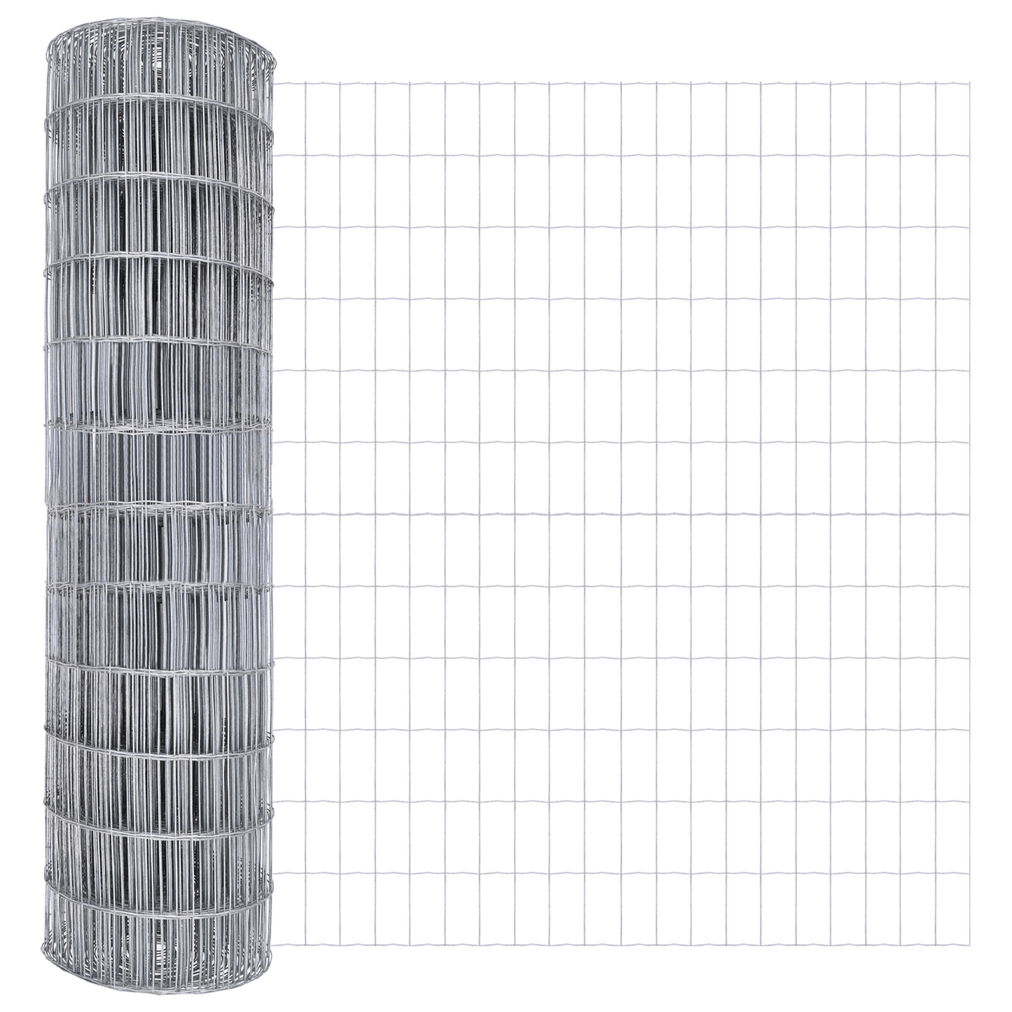 Euro gjerde 1,5 x 10 m PVC-belagt jern