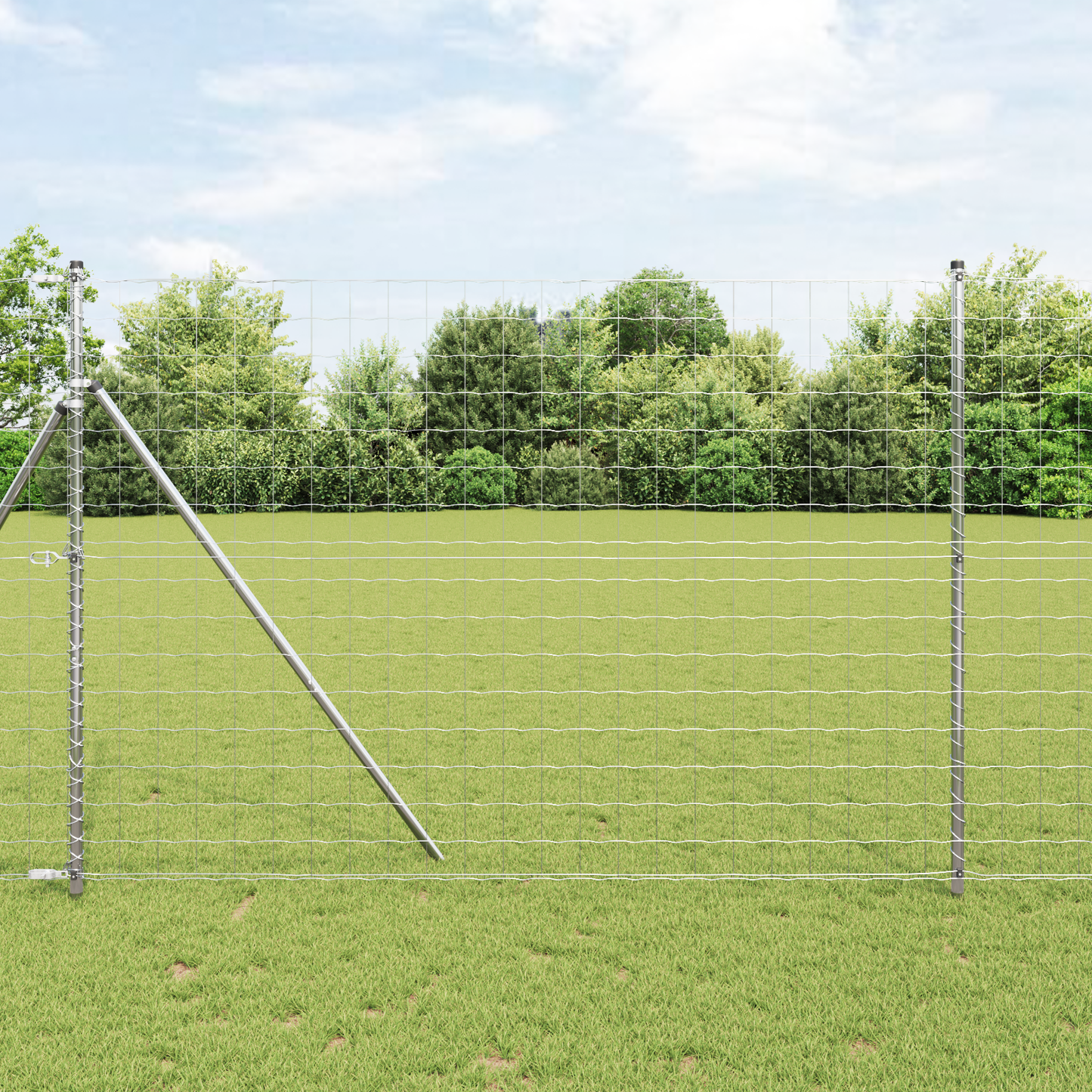 Euro gjerde 1,6 x 10 m PVC-belagt jern