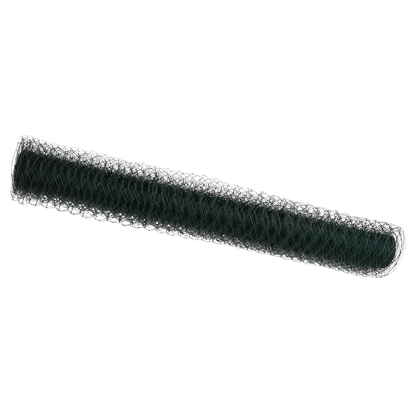 Sekskantet gjerde grønn 0,8 x 10 m PVC