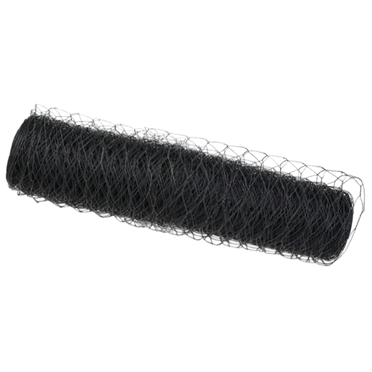 Sekskantet gjerde Grå 0,5 x 10 m PVC