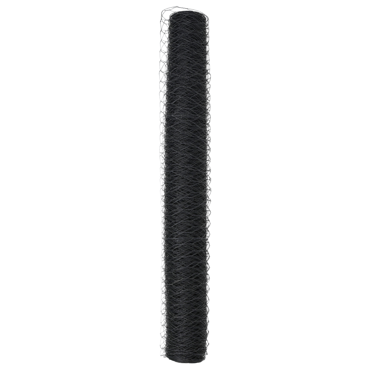 Sekskantet gjerde Grå 1,4 x 50 m PVC