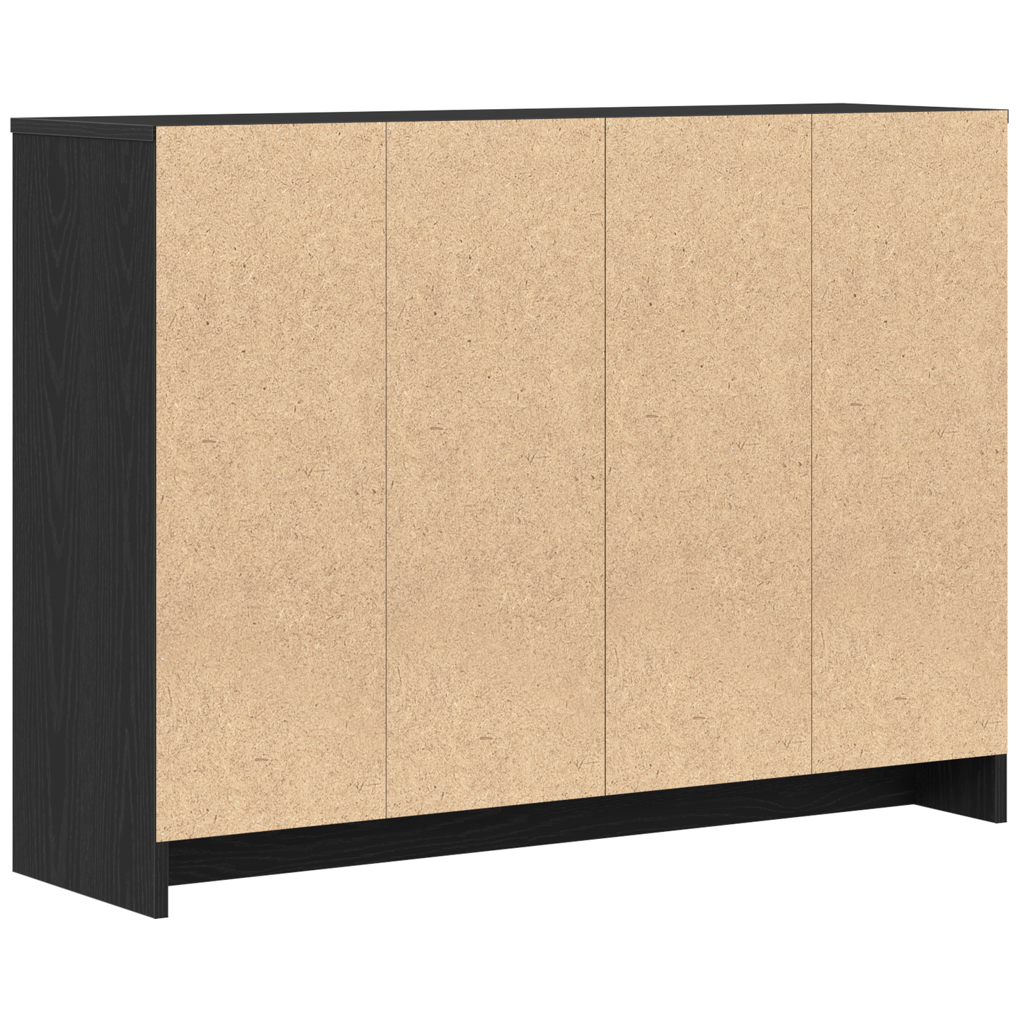 Serviesskap Svart 102 x 29.5 x 75 cm Konstruert tre