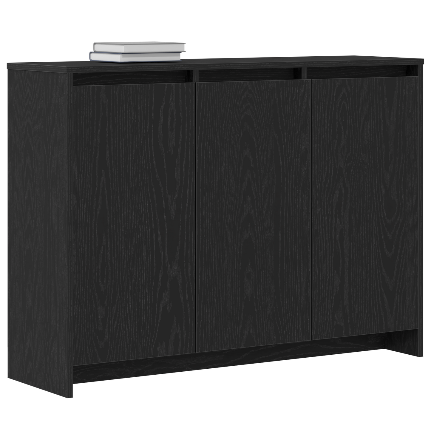 Serviesskap Svart 102 x 29.5 x 75 cm Konstruert tre
