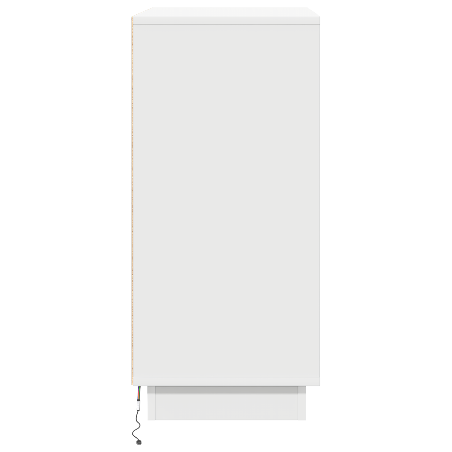 LED sideboard for Hvit 71 x 34,5 x 75 cm Konstruert tre