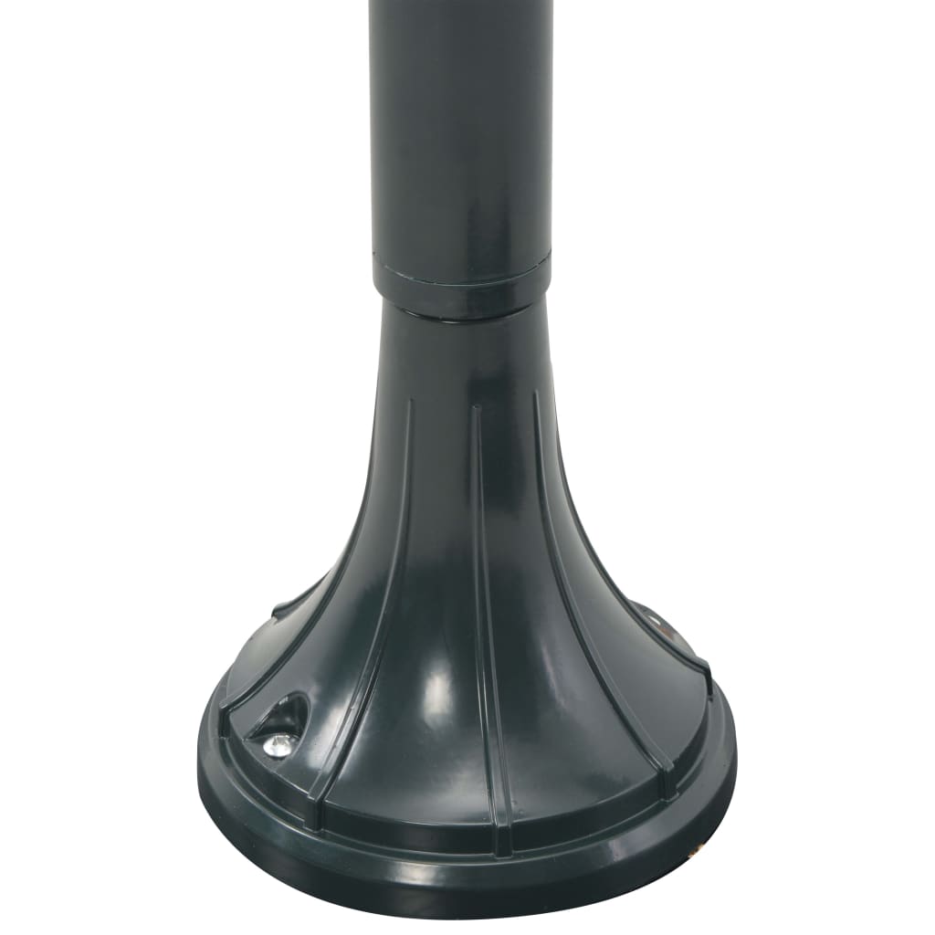 Hagelyktestolpe E27 120 cm aluminium mørkegrønn