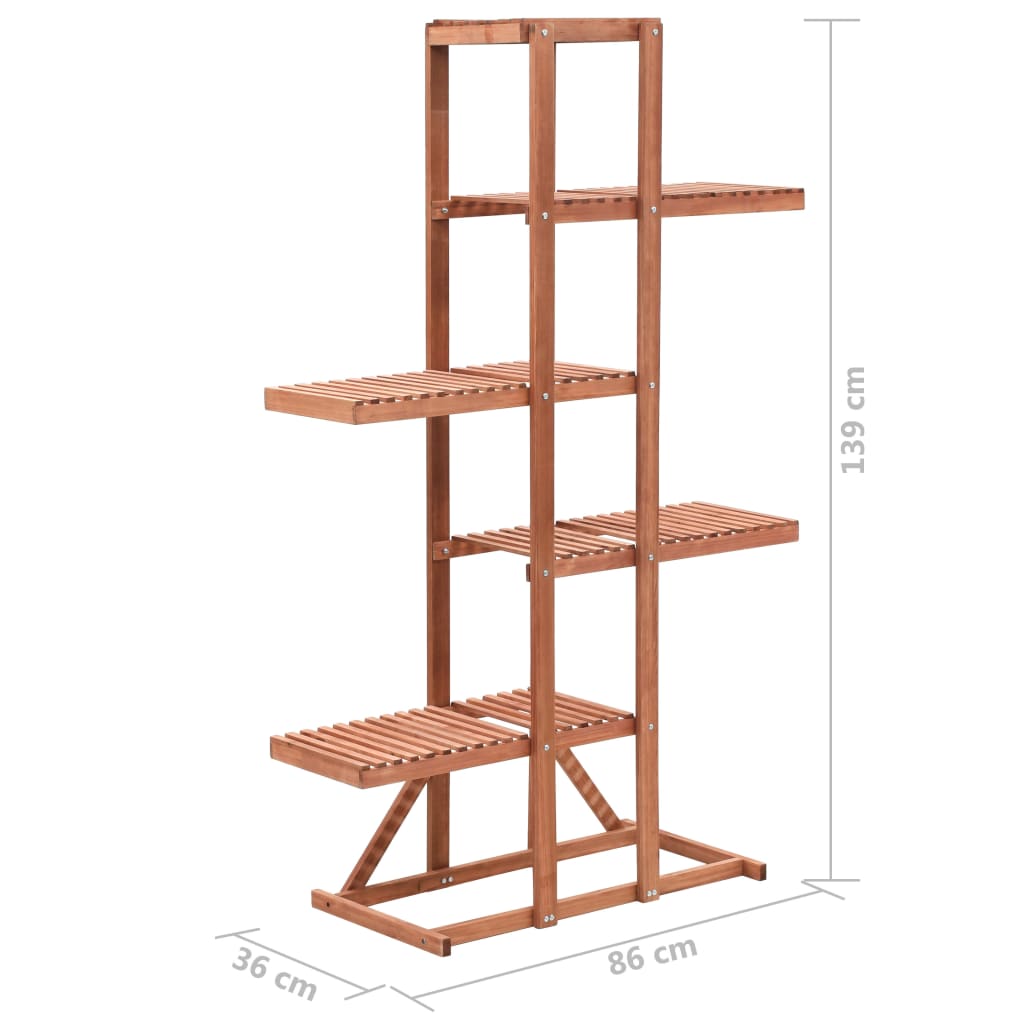 Blomsterstativ sedertre 86x36x139 cm