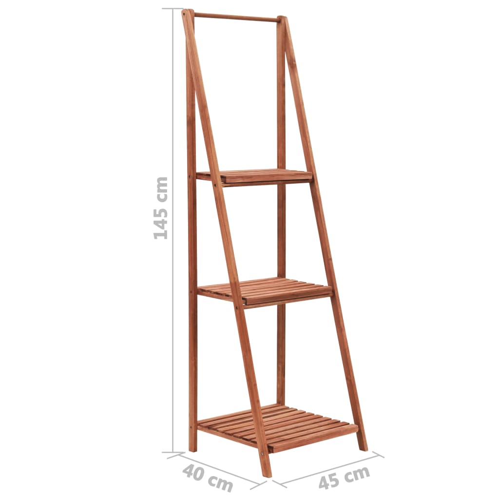 Blomsterstativ sedertre 45x40x145 cm