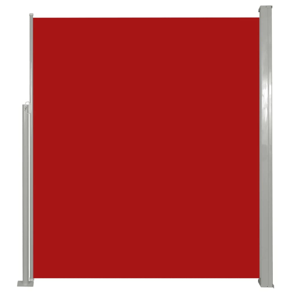 Sidemarkise for balkong 160x300 cm rød