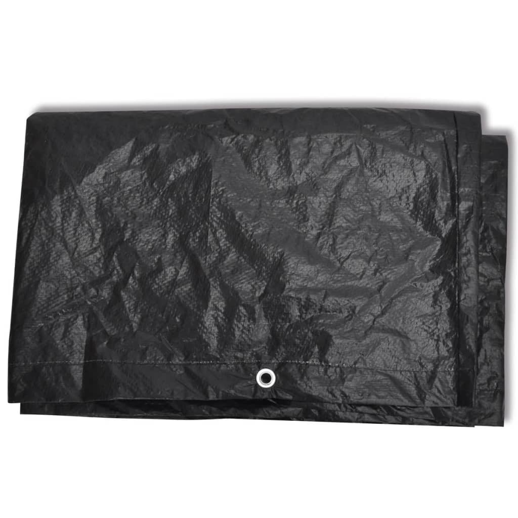 Hagemøbeltrekk med 8 maljer 229x113x73 cm