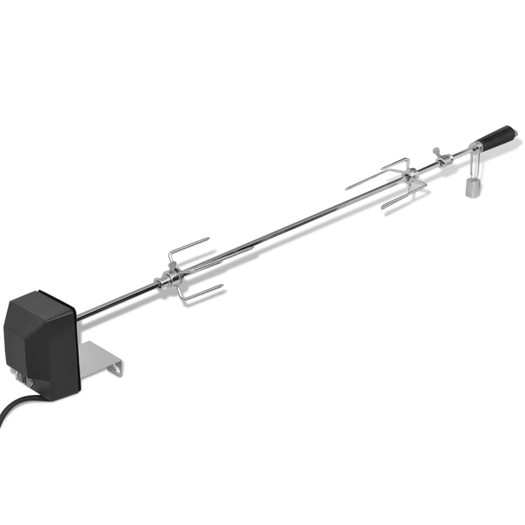BBQ Rotisserie-spyd med Motor Stål 1000 mm