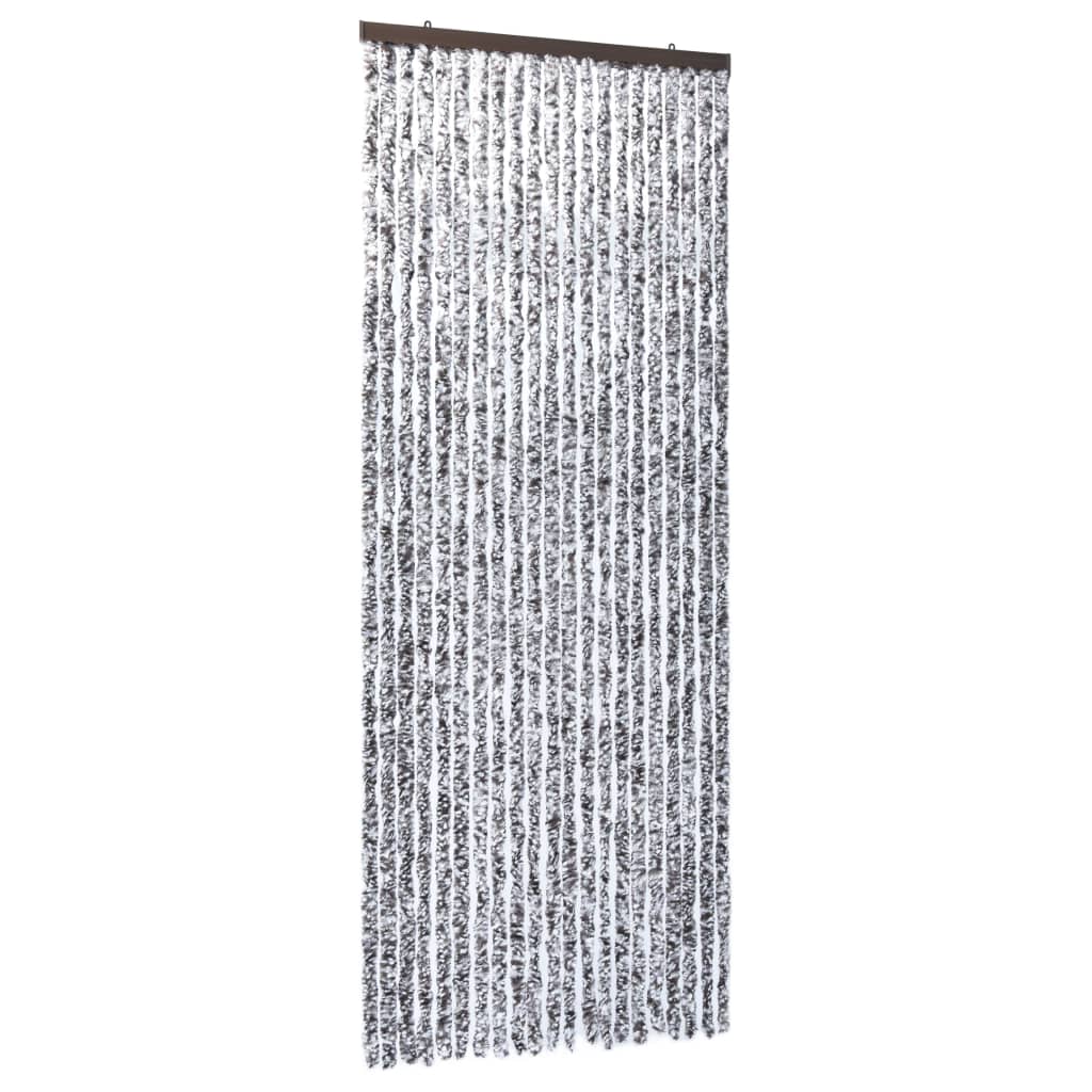 Insektgardin 90x220 cm brun og beige