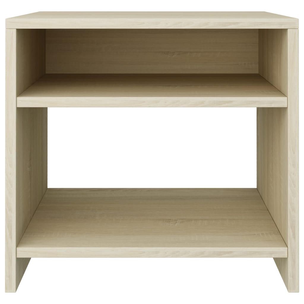 Nattbord sonoma eik 40x30x40 cm konstruert tre