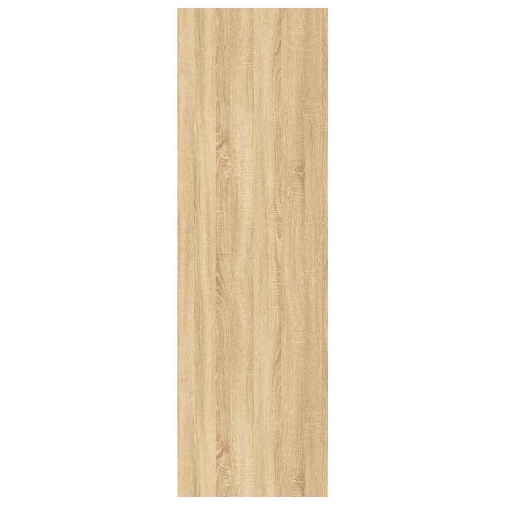 Bokhylle/skjenk sonoma eik 66x30x98 cm sponplate